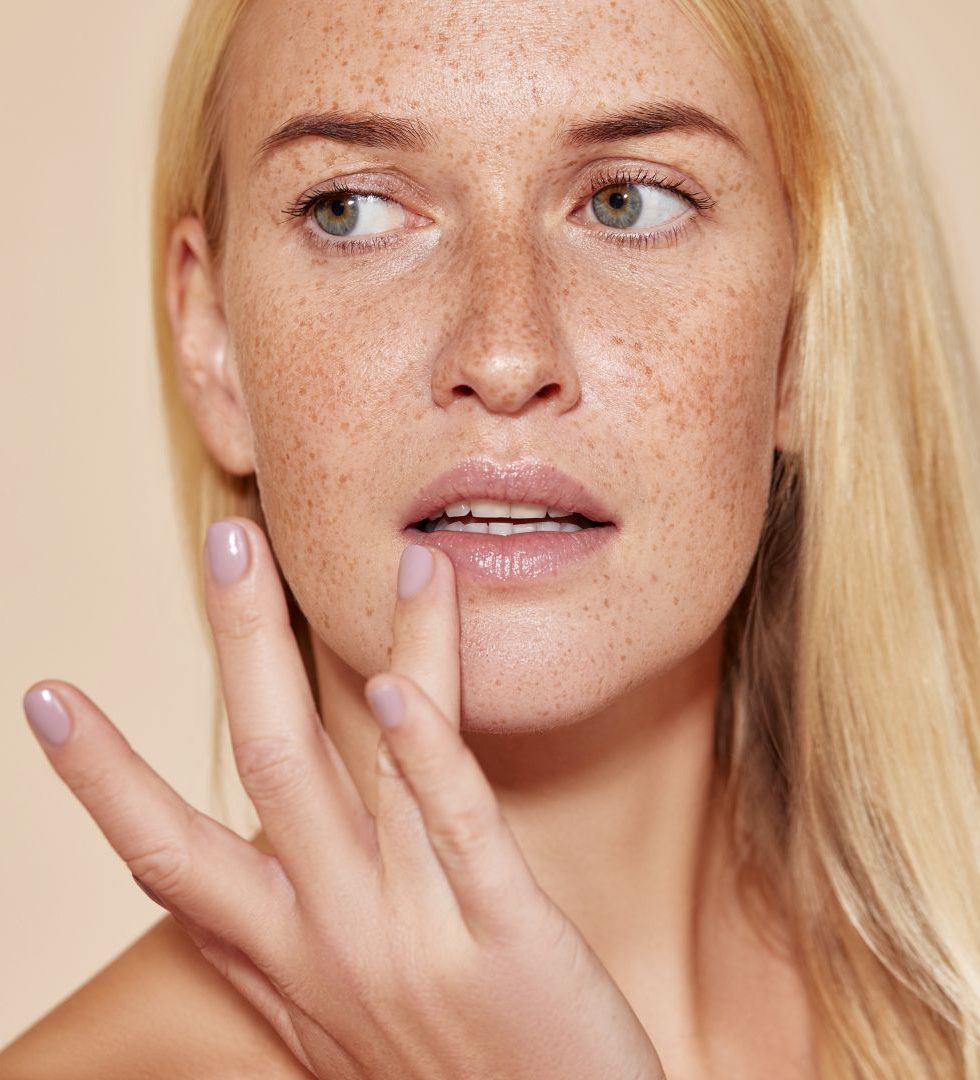 Woman with Freckles